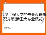 武汉工程大学的专业设置概况介绍(武工大专业概览)