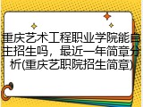重庆艺术工程职业学院能自主招生吗，最近一年简章分析(重庆艺职院招生简章)