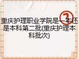 重庆护理职业学院是一本还是本科第二批(重庆护理本科批次)