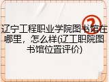 辽宁工程职业学院图书馆在哪里，怎么样(辽工职院图书馆位置评价)