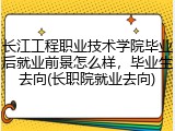 长江工程职业技术学院毕业后就业前景怎么样，毕业生去向(长职院就业去向)