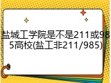 盐城工学院是不是211或985高校(盐工非211/985)