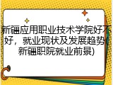 新疆应用职业技术学院好不好，就业现状及发展趋势(新疆职院就业前景)