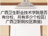 广西卫生职业技术学院是否有分校，共有多少个校区(广西卫职院校区数量)