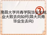 南昌大学共青学院毕业生就业大致去向如何(昌大共青毕业生去向)