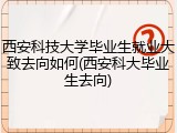 西安科技大学毕业生就业大致去向如何(西安科大毕业生去向)