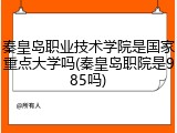 秦皇岛职业技术学院是国家重点大学吗(秦皇岛职院是985吗)