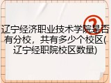 辽宁经济职业技术学院是否有分校，共有多少个校区(辽宁经职院校区数量)