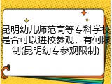 昆明幼儿师范高等专科学校是否可以进校参观，有何限制(昆明幼专参观限制)