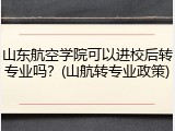 山东航空学院可以进校后转专业吗？(山航转专业政策)