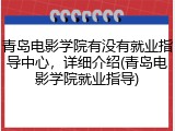青岛电影学院有没有就业指导中心，详细介绍(青岛电影学院就业指导)