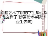 新疆艺术学院的学生毕业都怎么样了(新疆艺术学院毕业生去向)