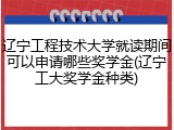 辽宁工程技术大学就读期间可以申请哪些奖学金(辽宁工大奖学金种类)