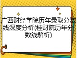 广西财经学院历年录取分数线深度分析(桂财院历年分数线解析)