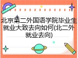 北京第二外国语学院毕业生就业大致去向如何(北二外就业去向)