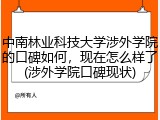 中南林业科技大学涉外学院的口碑如何，现在怎么样了(涉外学院口碑现状)