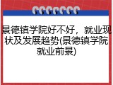 景德镇学院好不好，就业现状及发展趋势(景德镇学院就业前景)