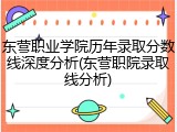 东营职业学院历年录取分数线深度分析(东营职院录取线分析)