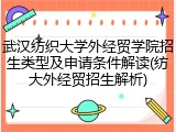 武汉纺织大学外经贸学院招生类型及申请条件解读(纺大外经贸招生解析)