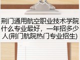 荆门通用航空职业技术学院什么专业最好，一年招多少人(荆门航院热门专业招生)