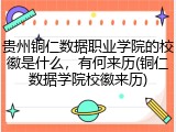 贵州铜仁数据职业学院的校徽是什么，有何来历(铜仁数据学院校徽来历)