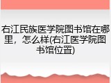 右江民族医学院图书馆在哪里，怎么样(右江医学院图书馆位置)