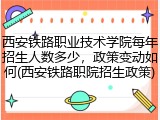 西安铁路职业技术学院每年招生人数多少，政策变动如何(西安铁路职院招生政策)