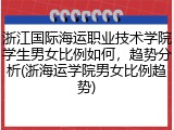 浙江国际海运职业技术学院学生男女比例如何，趋势分析(浙海运学院男女比例趋势)