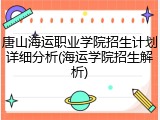 唐山海运职业学院招生计划详细分析(海运学院招生解析)