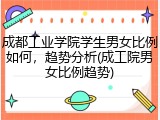 成都工业学院学生男女比例如何，趋势分析(成工院男女比例趋势)