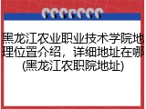 黑龙江农业职业技术学院地理位置介绍，详细地址在哪(黑龙江农职院地址)