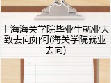 上海海关学院毕业生就业大致去向如何(海关学院就业去向)