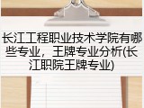 长江工程职业技术学院有哪些专业，王牌专业分析(长江职院王牌专业)