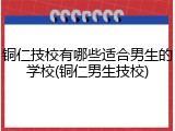 铜仁技校有哪些适合男生的学校(铜仁男生技校)