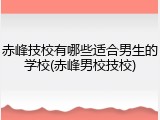 赤峰技校有哪些适合男生的学校(赤峰男校技校)