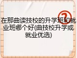 在那曲读技校的升学班和就业班哪个好(曲技校升学或就业优选)