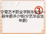 宁夏艺术职业学院毕业生一般年薪多少钱(宁艺毕业生年薪)