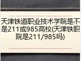 天津铁道职业技术学院是不是211或985高校(天津铁职院是211/985吗)