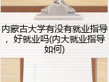 内蒙古大学有没有就业指导，好就业吗(内大就业指导如何)