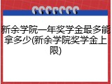新余学院一年奖学金最多能拿多少(新余学院奖学金上限)