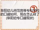 阜阳幼儿师范高等专科学校的口碑如何，现在怎么样了(阜阳幼专口碑现状)