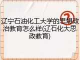 辽宁石油化工大学的思想政治教育怎么样(辽石化大思政教育)