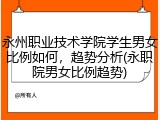 永州职业技术学院学生男女比例如何，趋势分析(永职院男女比例趋势)