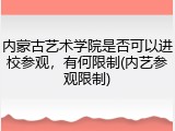 内蒙古艺术学院是否可以进校参观，有何限制(内艺参观限制)