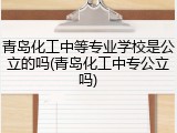 青岛化工中等专业学校是公立的吗(青岛化工中专公立吗)