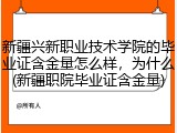 新疆兴新职业技术学院的毕业证含金量怎么样，为什么(新疆职院毕业证含金量)