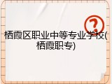 栖霞区职业中等专业学校(栖霞职专)