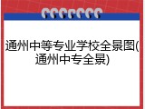 通州中等专业学校全景图(通州中专全景)